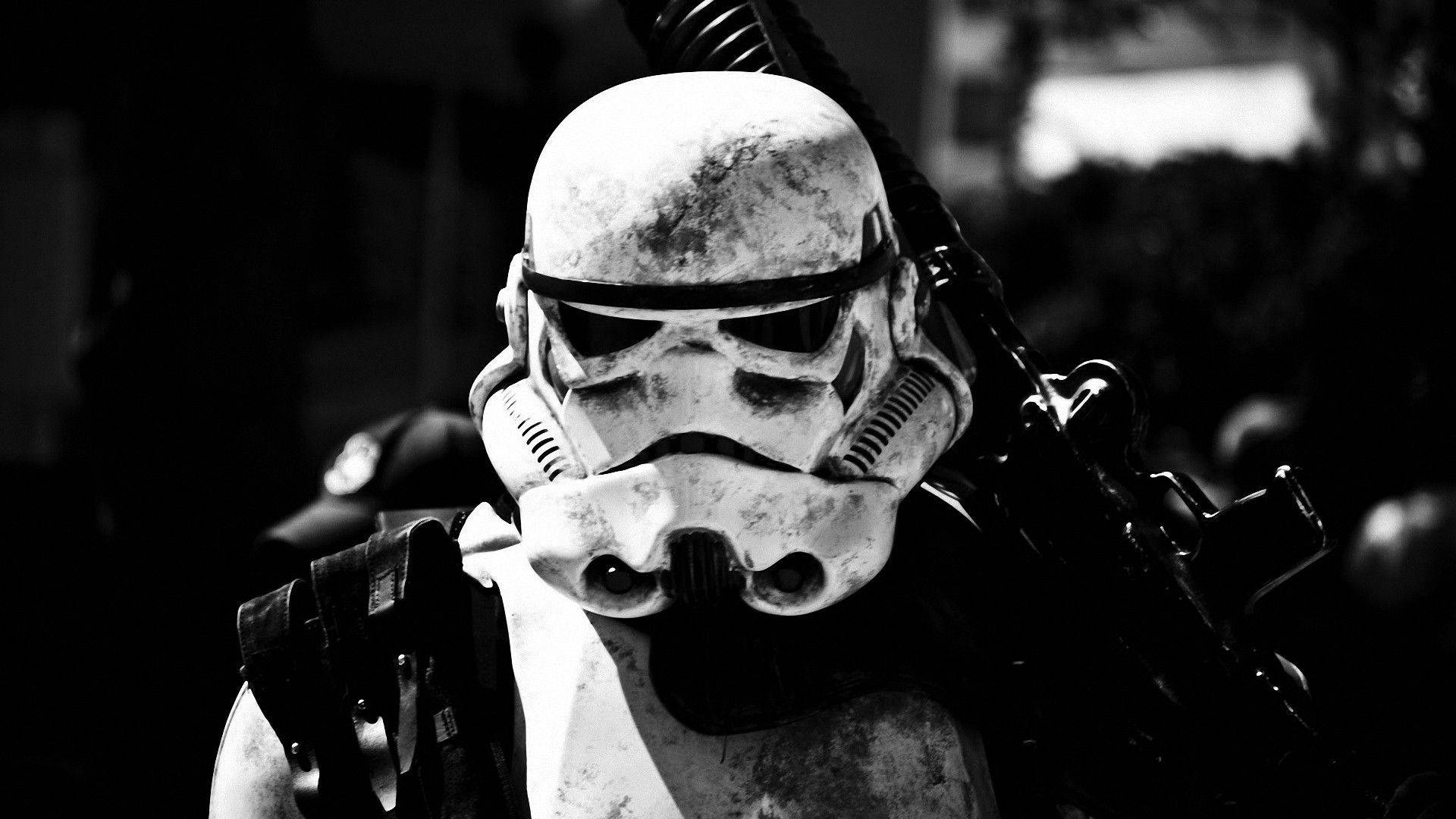 Stormtrooper stands ready Wallpaper