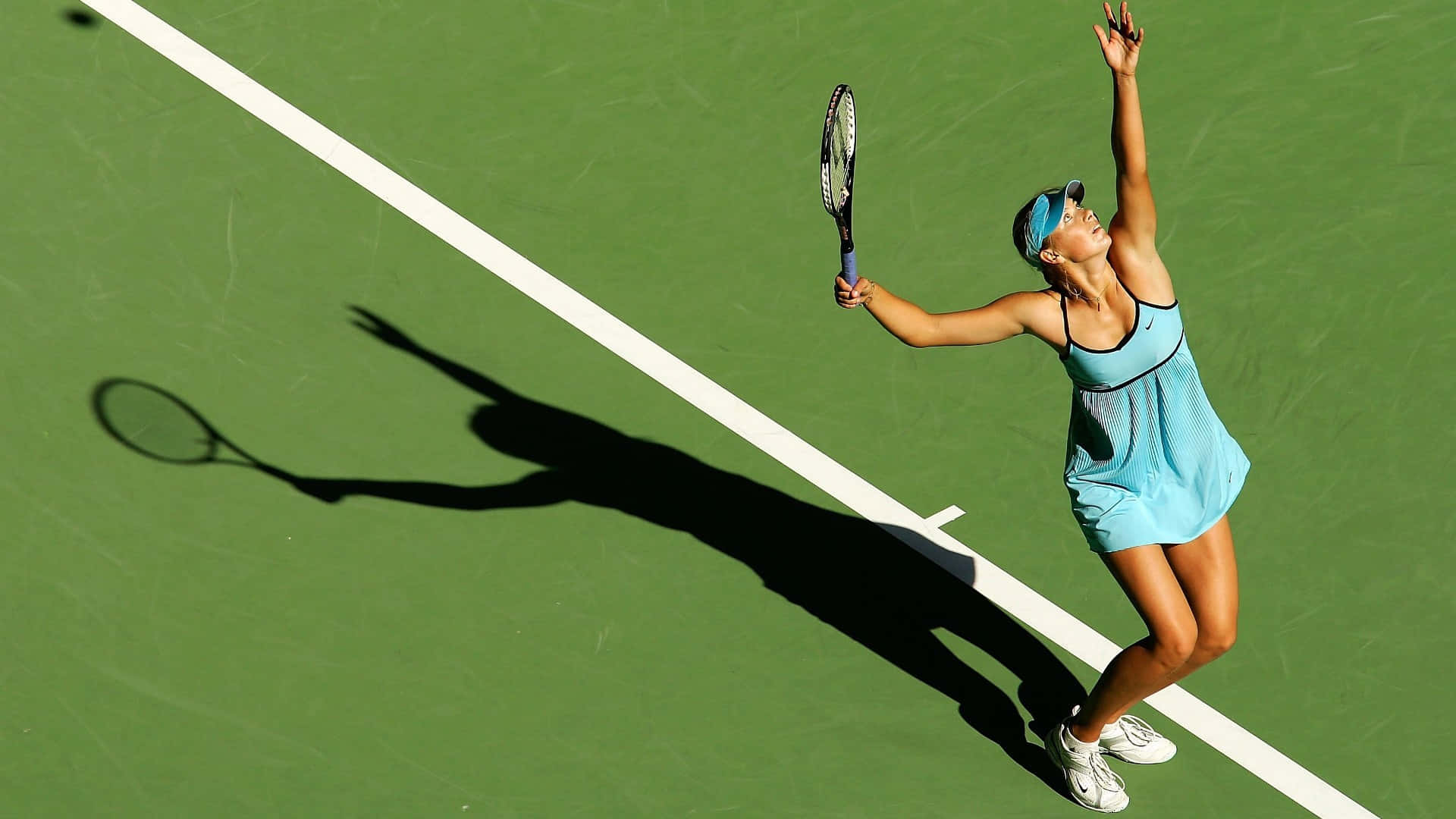 HD Russisk Tennis Spiller Maria Sharapova Baggrund