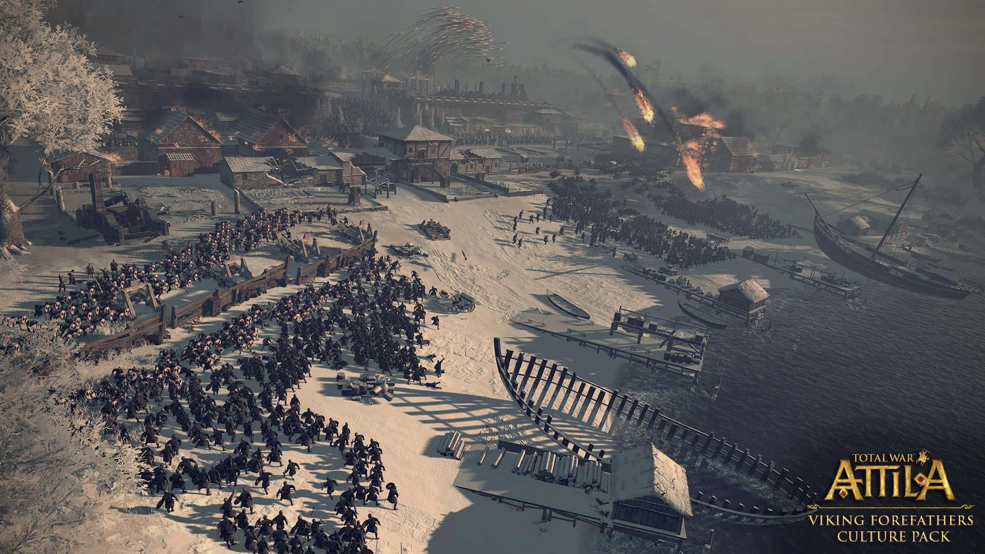 Experience Total War Attila, the game developed and published by Sega