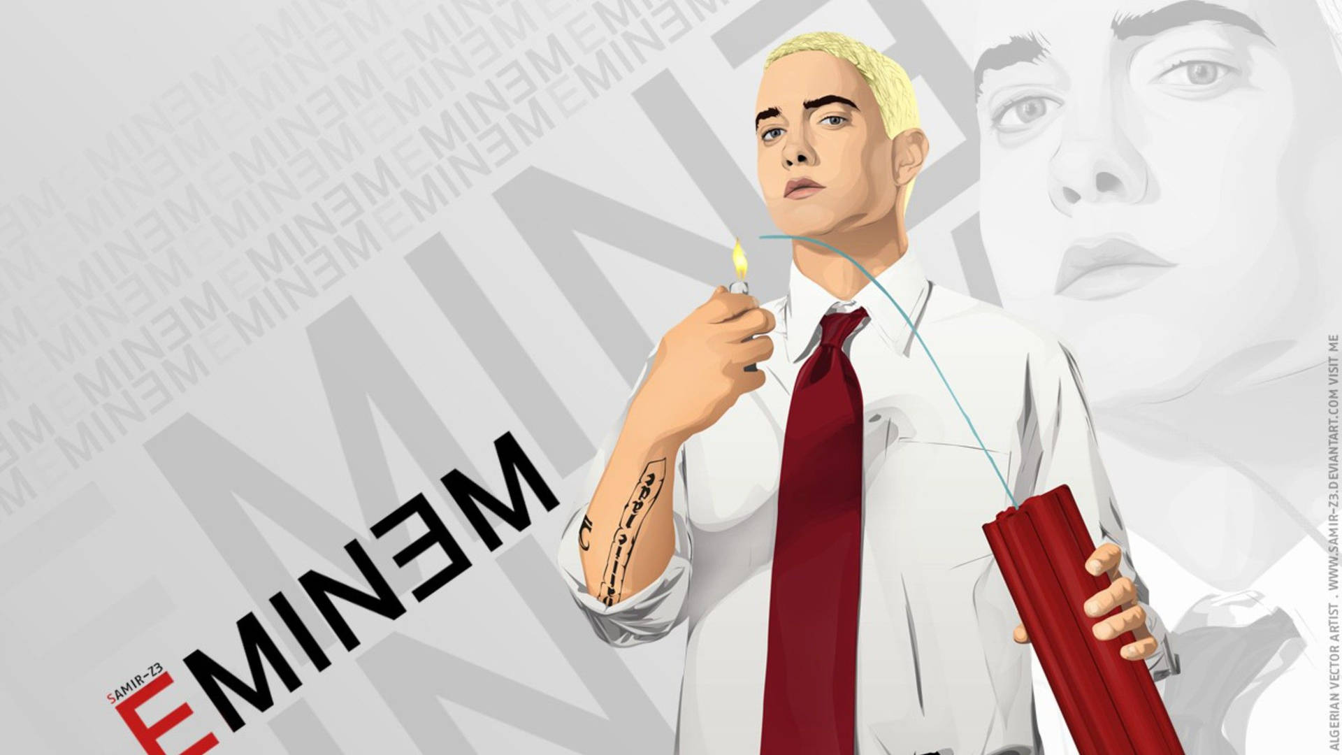 HD Vector Art Eminem Wallpaper