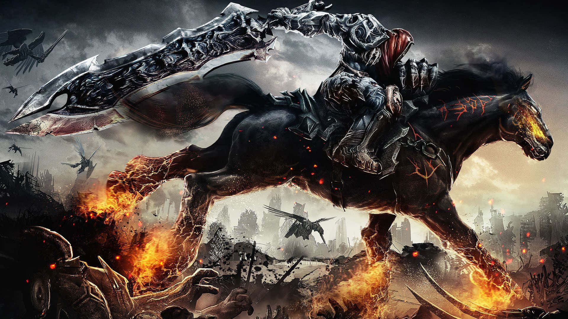 Videojuegohd Darksiders Fondo de pantalla