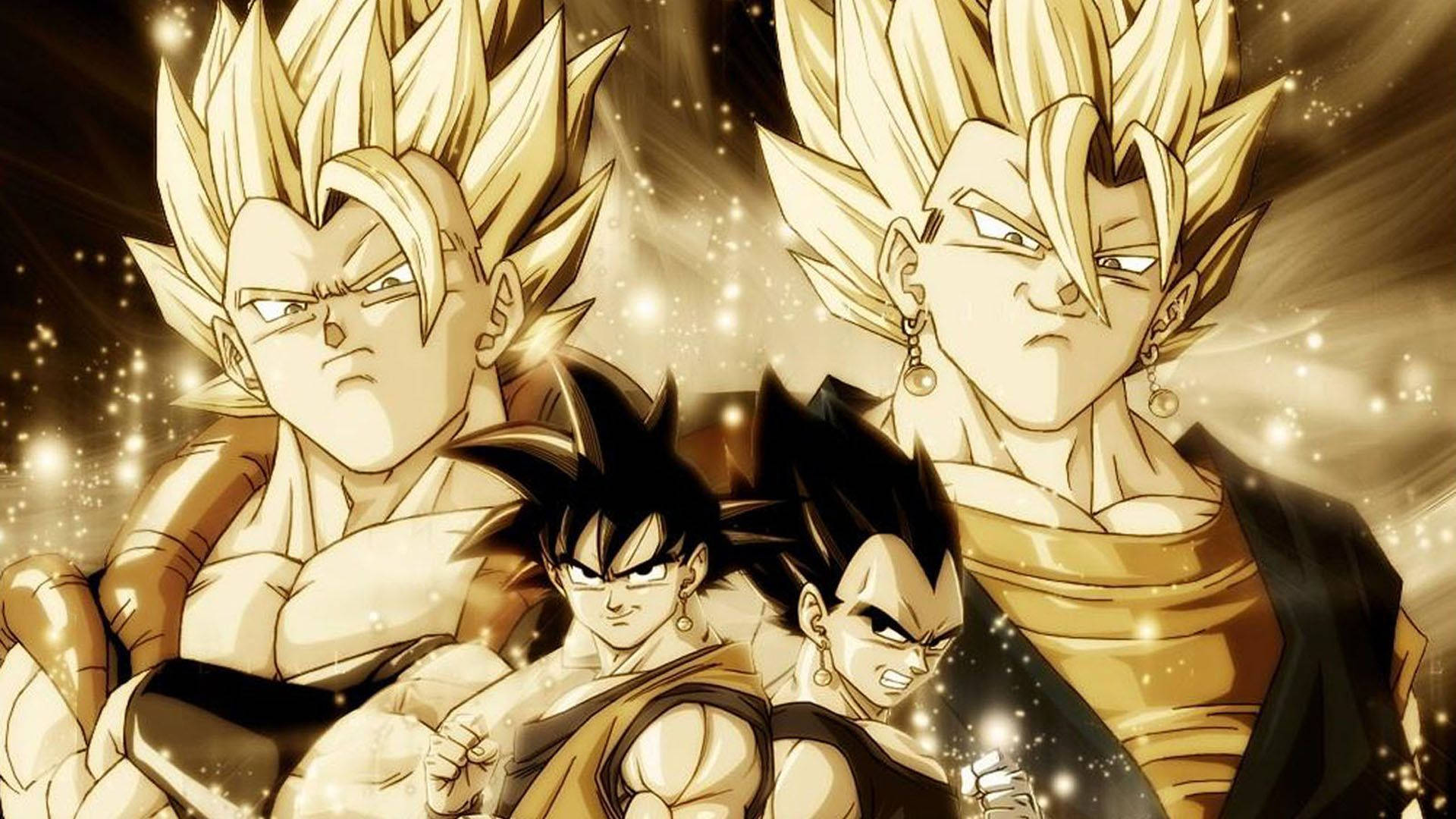Enjoy the Retro Radiance of this HD Vintage DBZ Cover Wallpaper