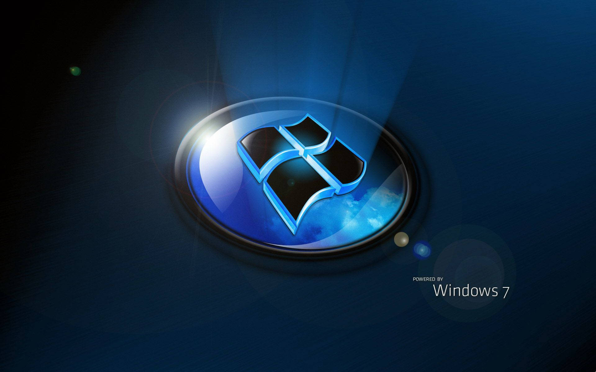 High-Definition Windows 7 Logo in 3D Wallpaper