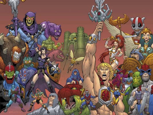 He-Man og De Mestre af Universet mod De Onde Krigere tapet. Wallpaper
