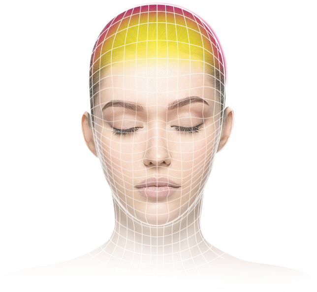 Headache Pain Mapping Illustration PNG