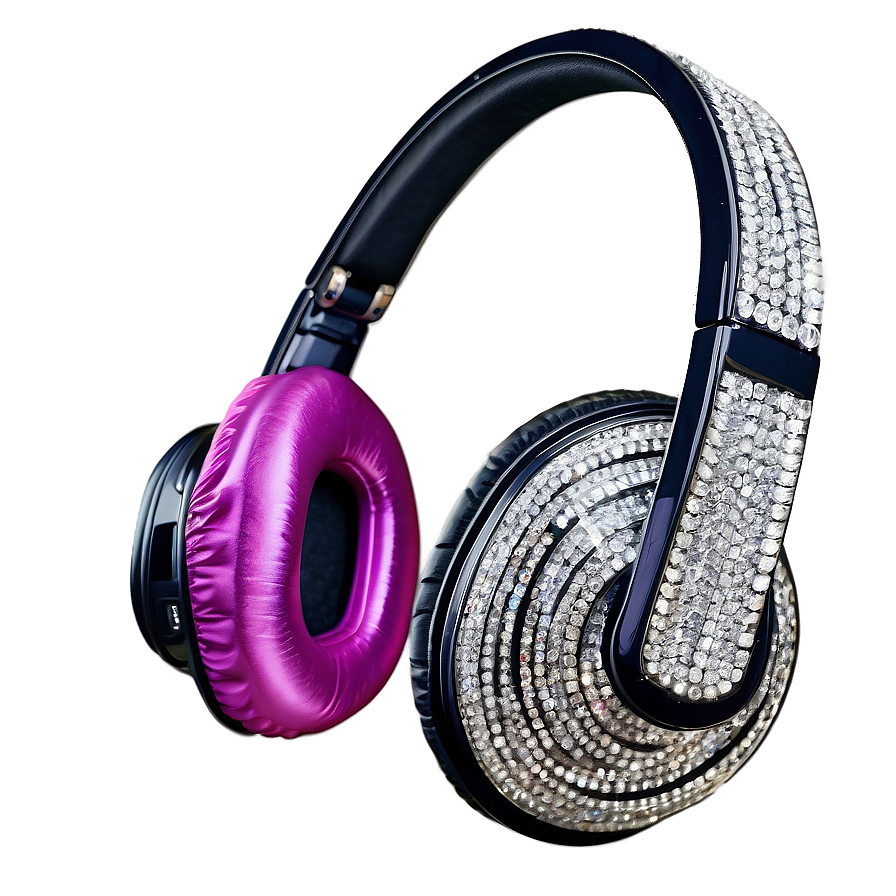 Download Headphones With Diamond Bling Png 05042024 | Wallpapers.com