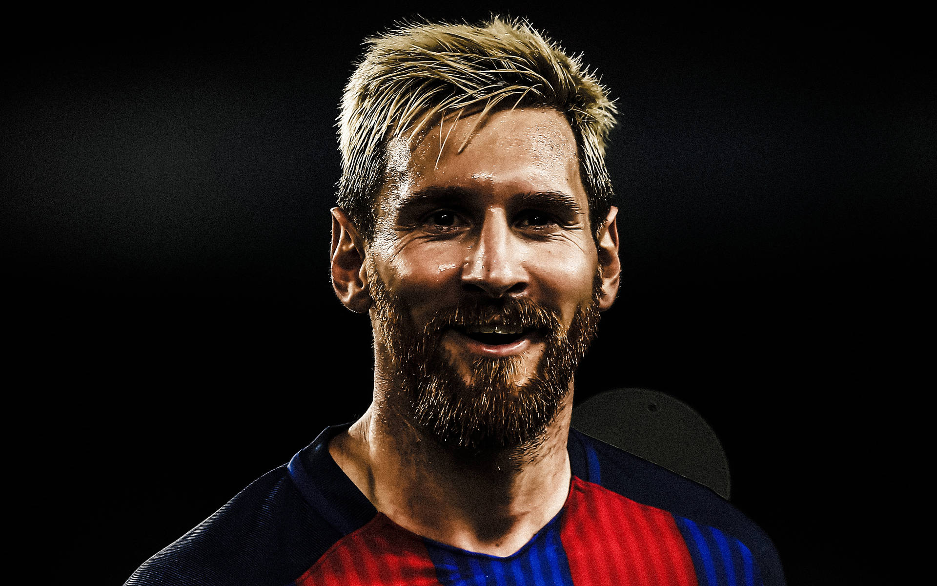 Headshot-billede Lionel Messi 2020 Wallpaper