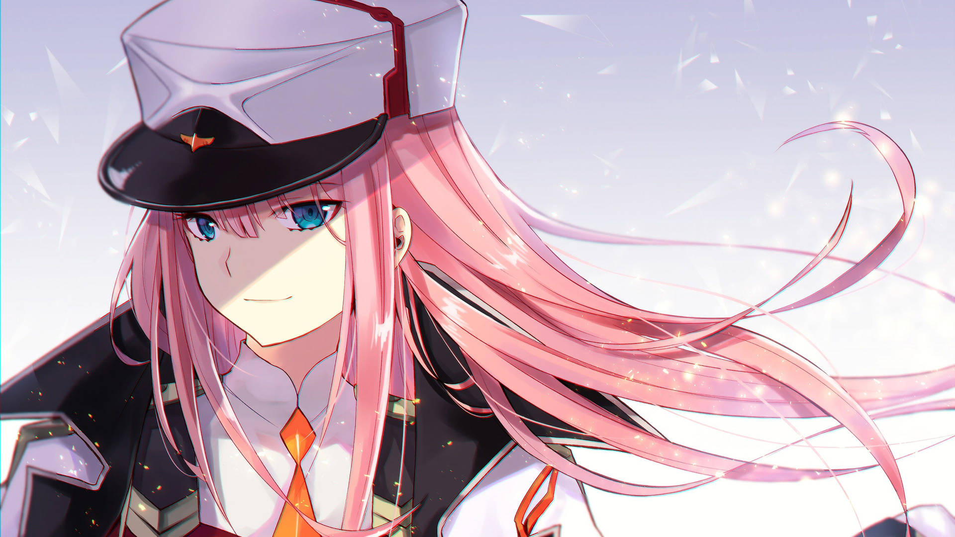"Determined to the end, Zero Two is all set to fight against the odds." Wallpaper
