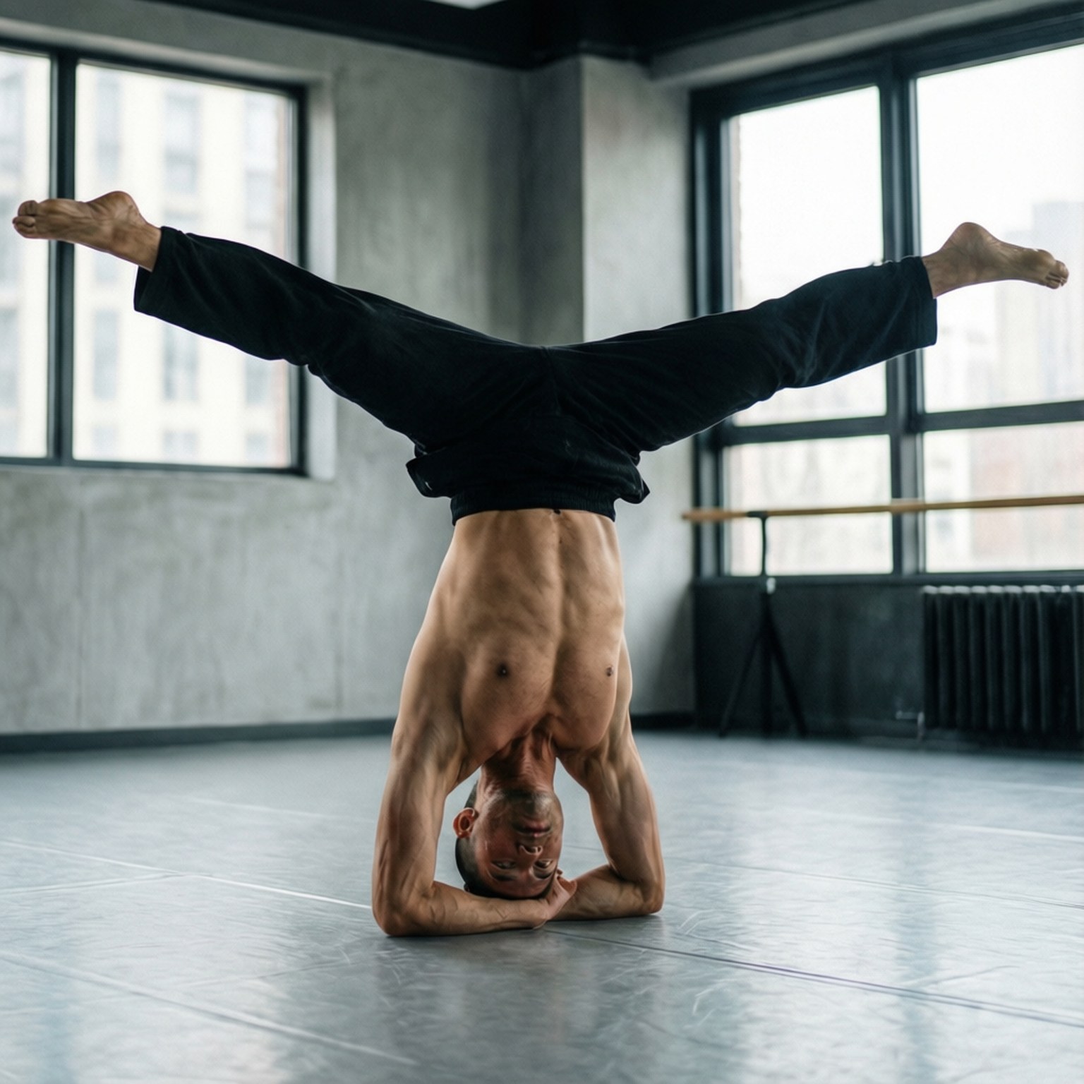 Hoofdstand Flexibiliteit Achtergronden