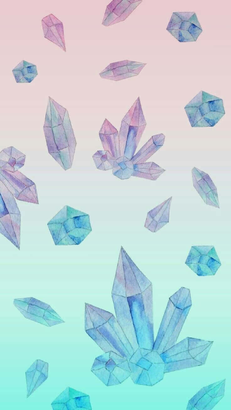 "Transform your life with the energy of Healing Crystals" Wallpaper