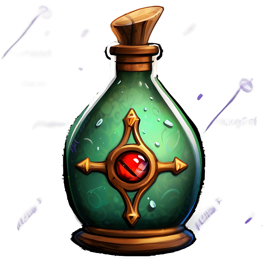 Healing Potion Bottle Png Gah85 PNG