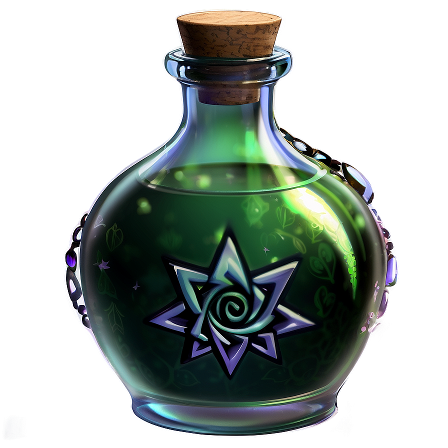 Healing Potion Bottle Png Wqg PNG