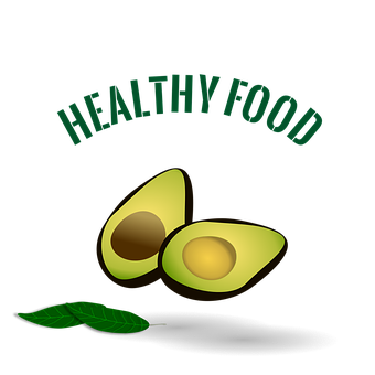 Healthy Avocado Graphic PNG