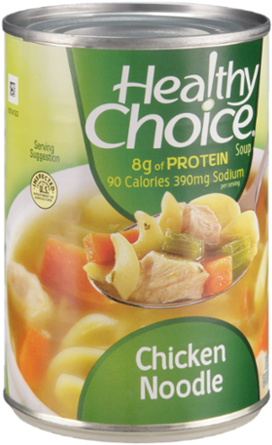 Healthy Choice Chicken Noodle Soup Can PNG