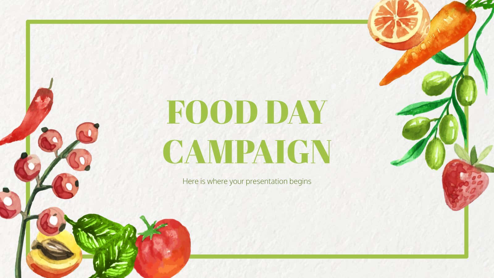 Food Day Campaign Psd