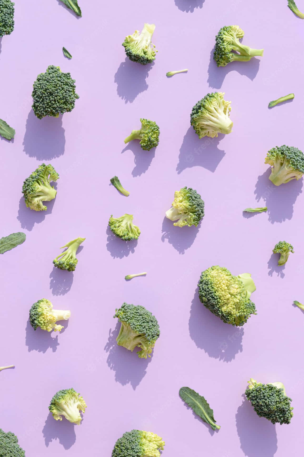 Sund mad Broccoli Wallpaper