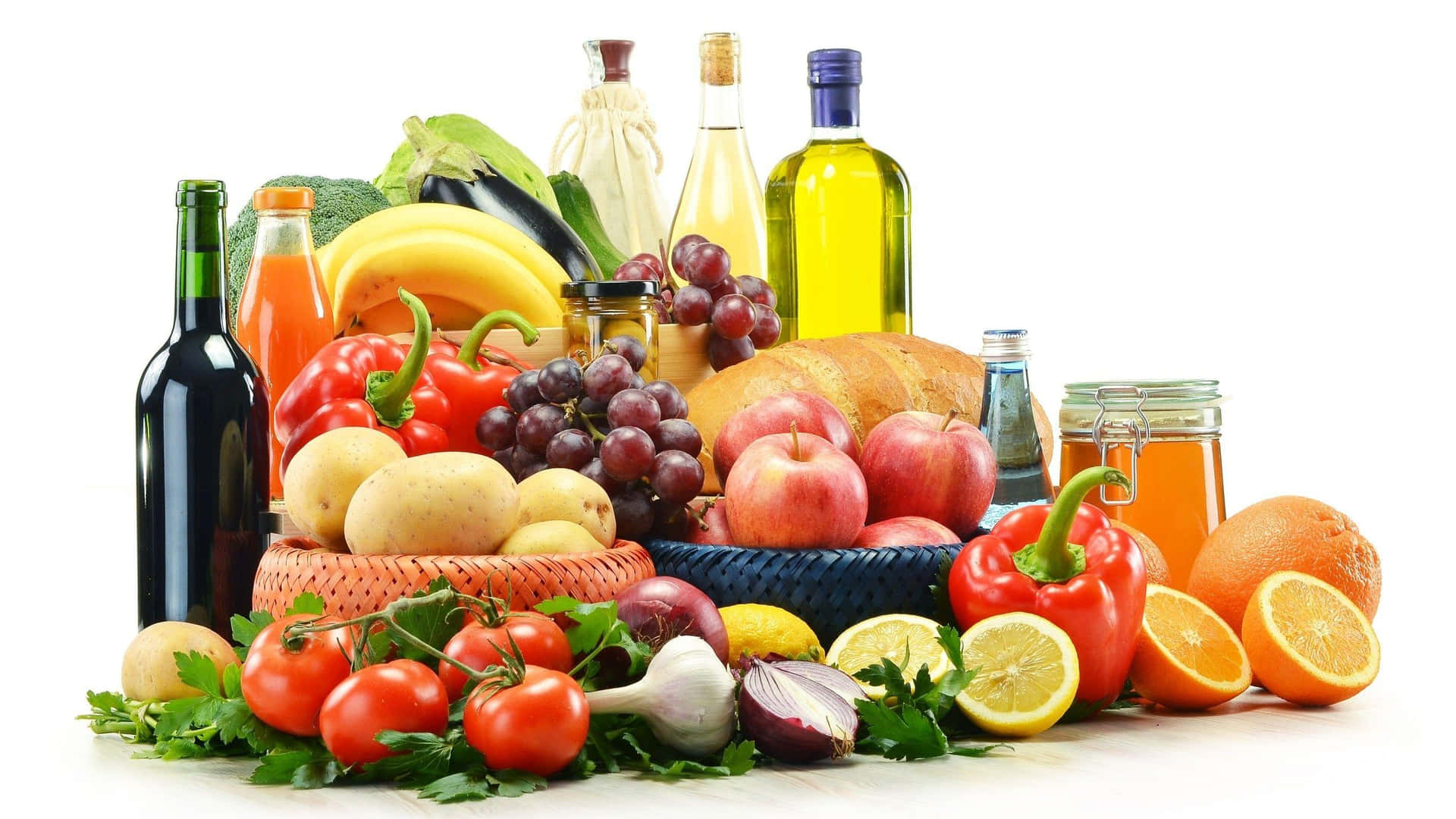 Ingredientesde Alimentos Saudáveis Para Imagem De Culinária.