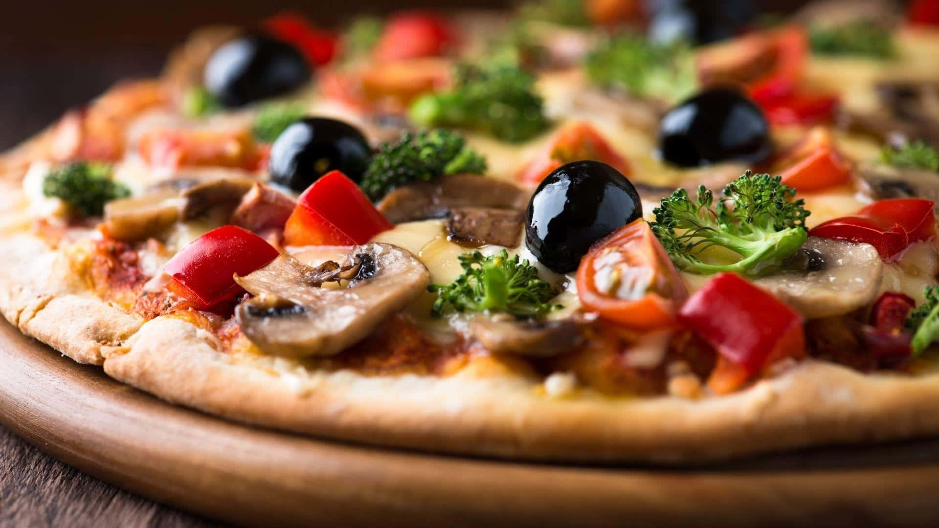 Healthy Food Toppings On Pizza Picture