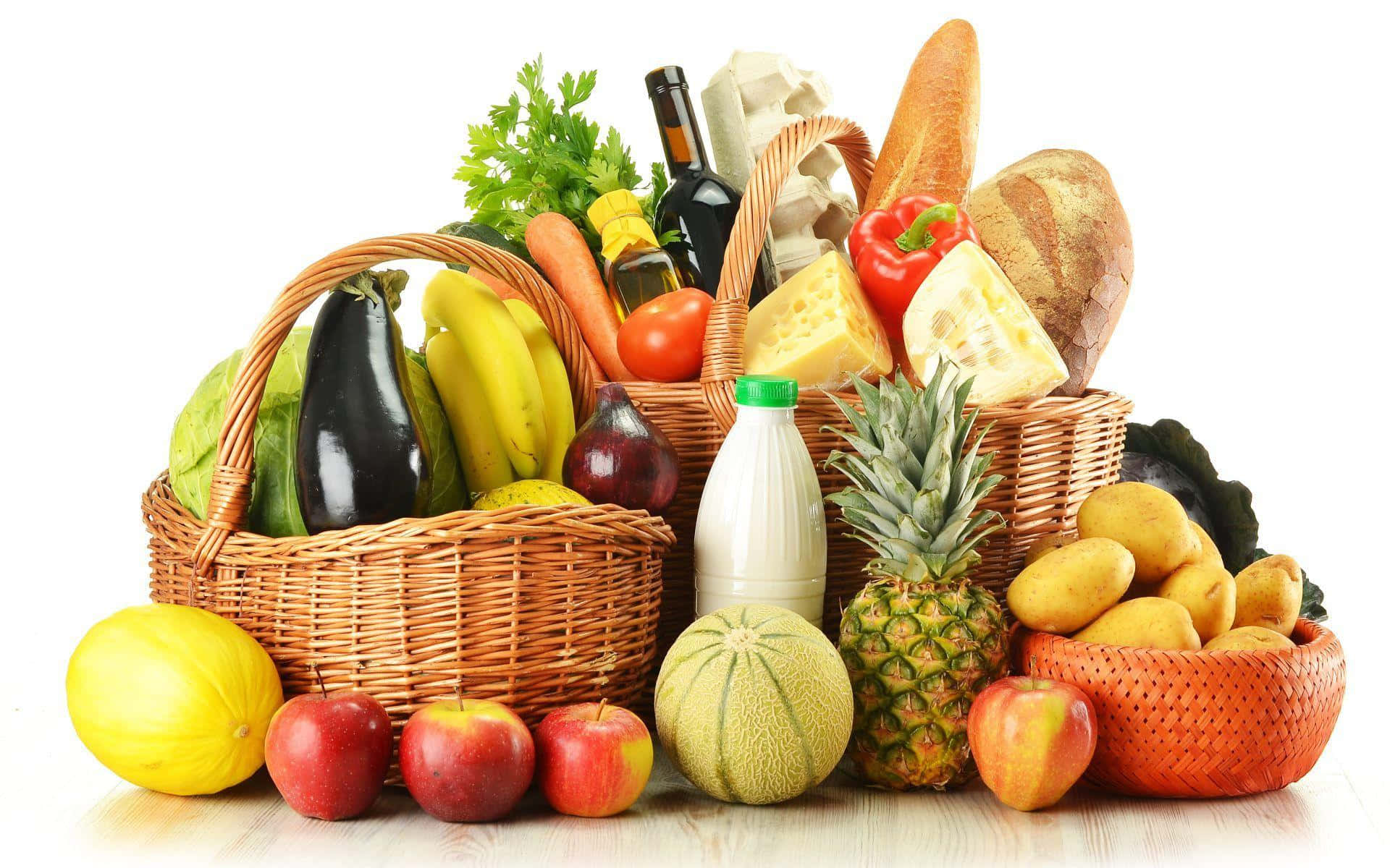 Imagende Ingredientes Saludables Para Comprar En El Supermercado De Alimentos.