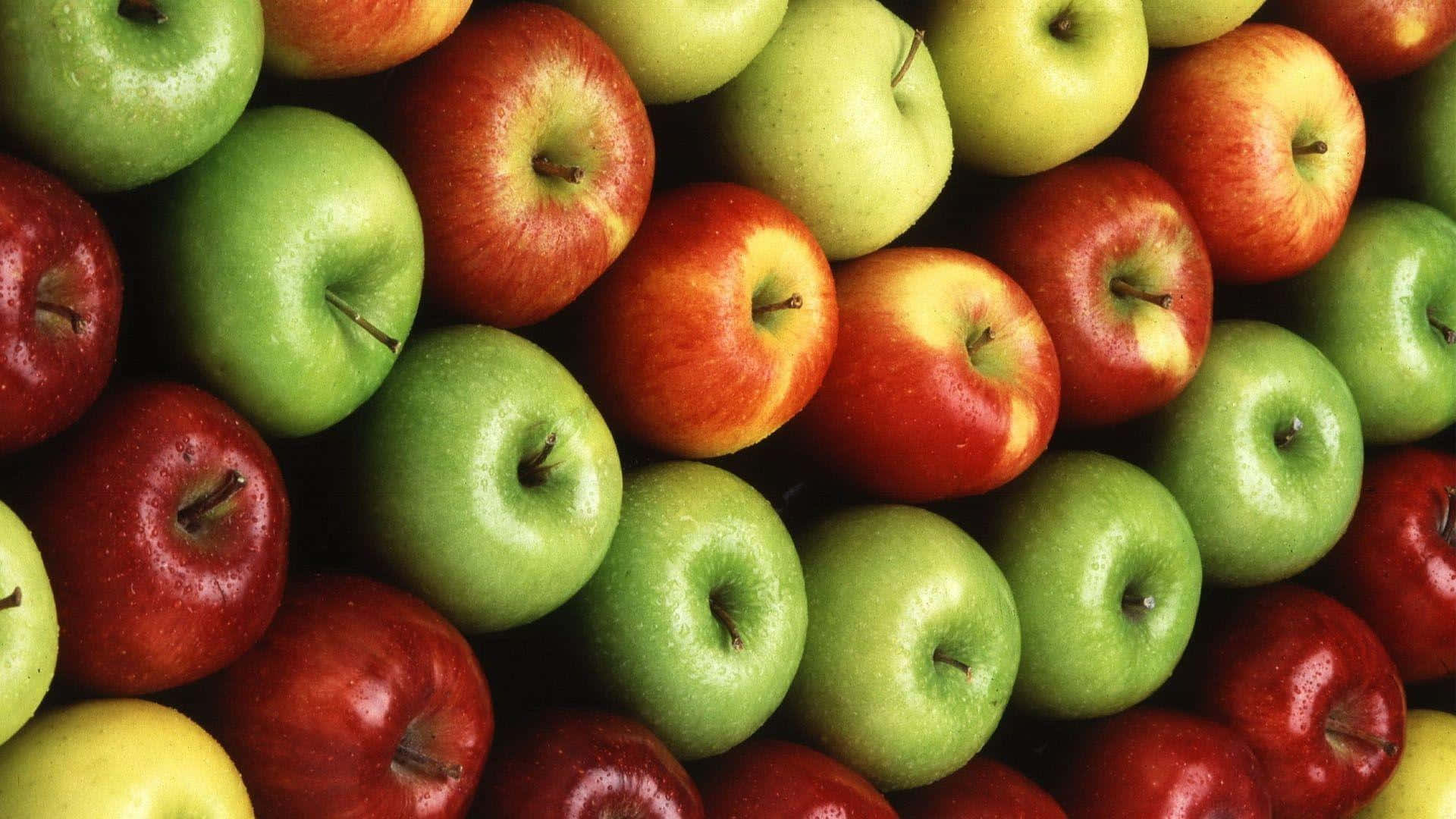 Healthy Food Colorful Apples Picture