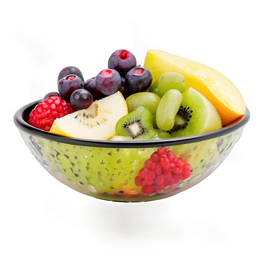 Healthy Fruit Mix Bowl Png Ros17 PNG