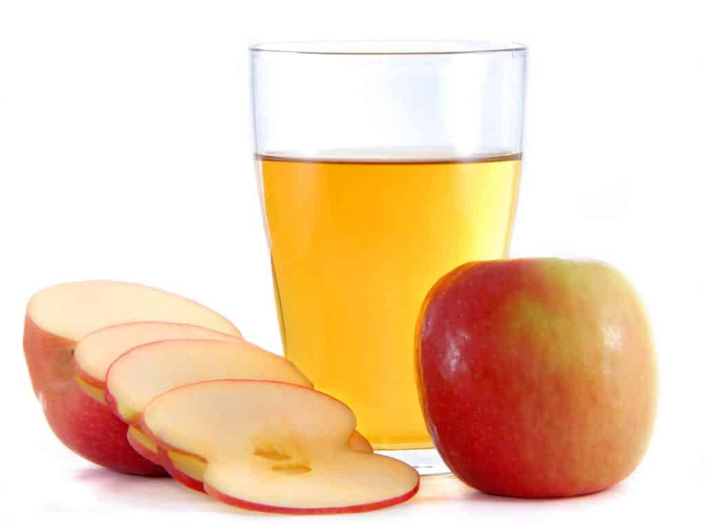 Healthy Glass Of Apple Cider Vinegar Background