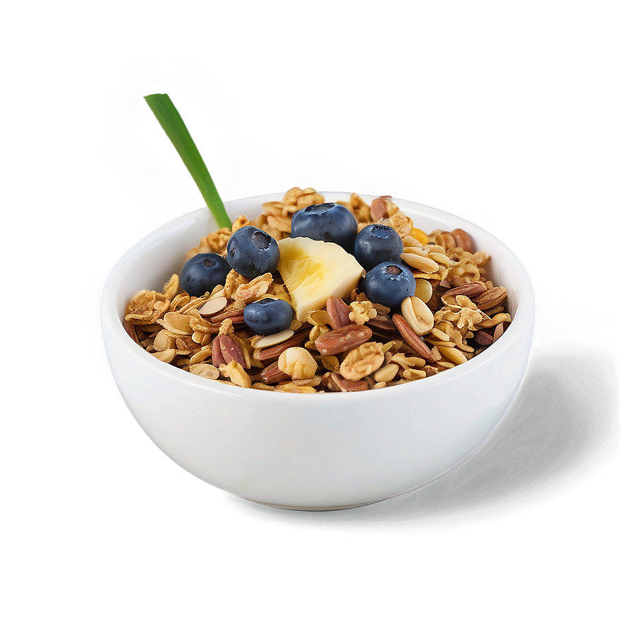 Healthy Granola Bowl Png 05212024 PNG