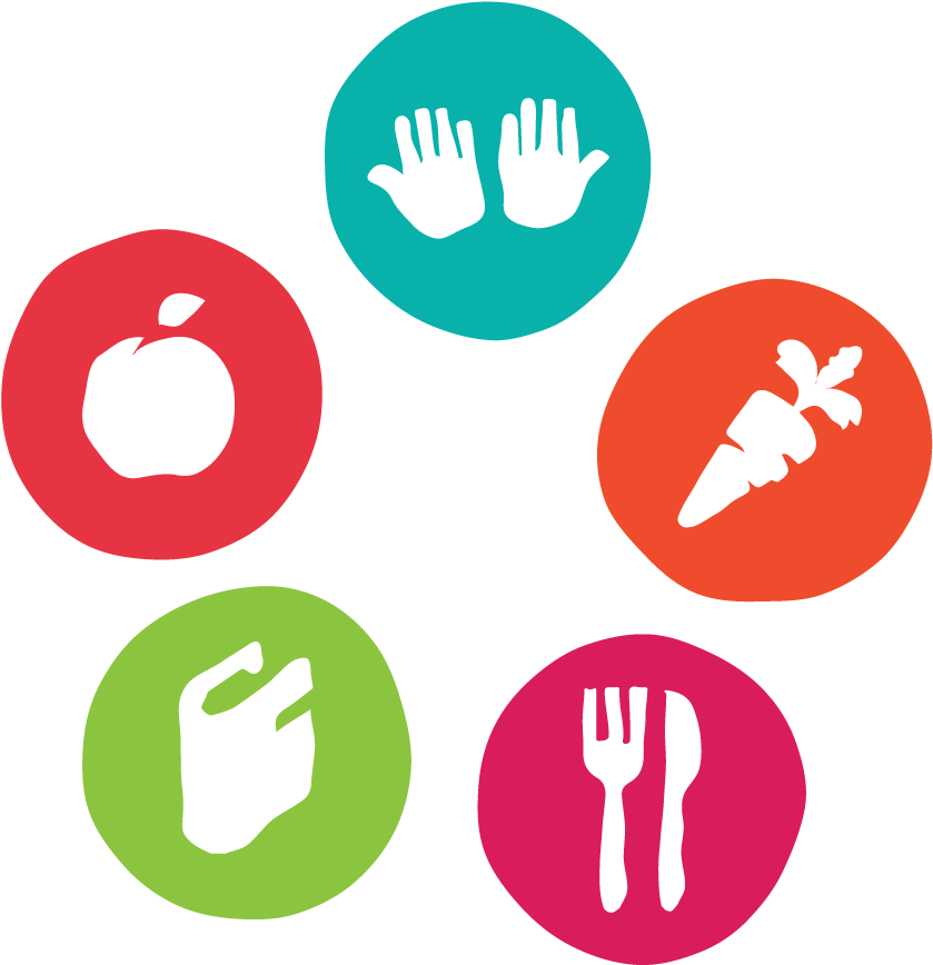 Healthy Lifestyle Icons Graphic PNG