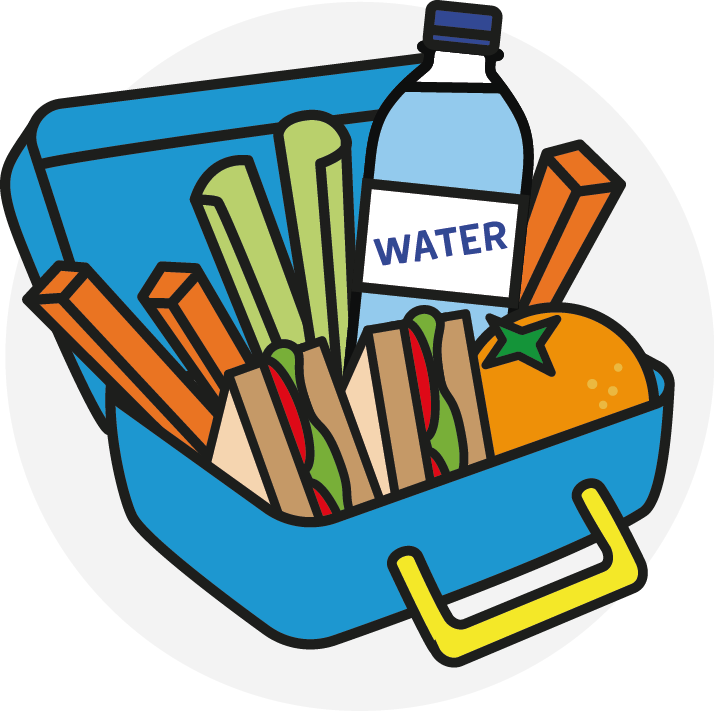 Healthy Lunchbox Illustration PNG