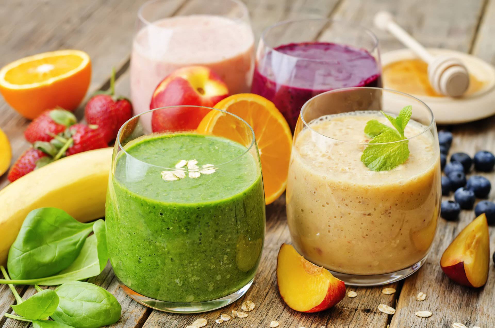 Healthy Smoothie Drinks Wallpaper