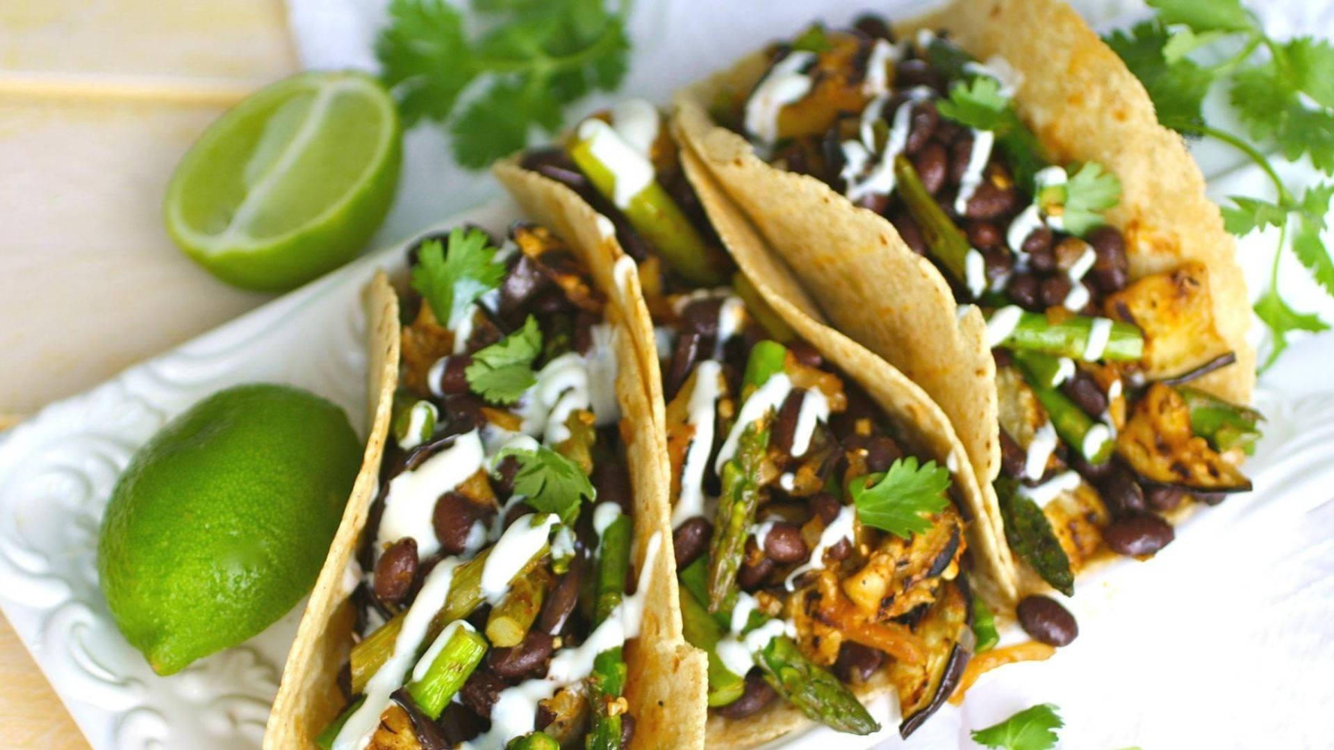 Healthy Tacos Wallpaper