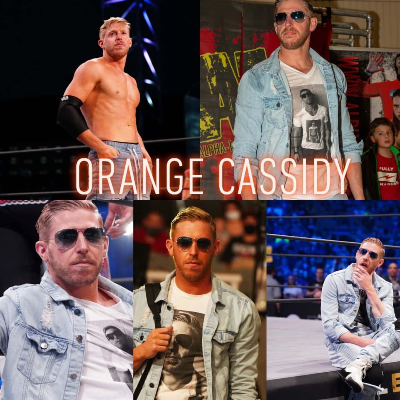 Stapelvon Orange Cassidy Wallpaper