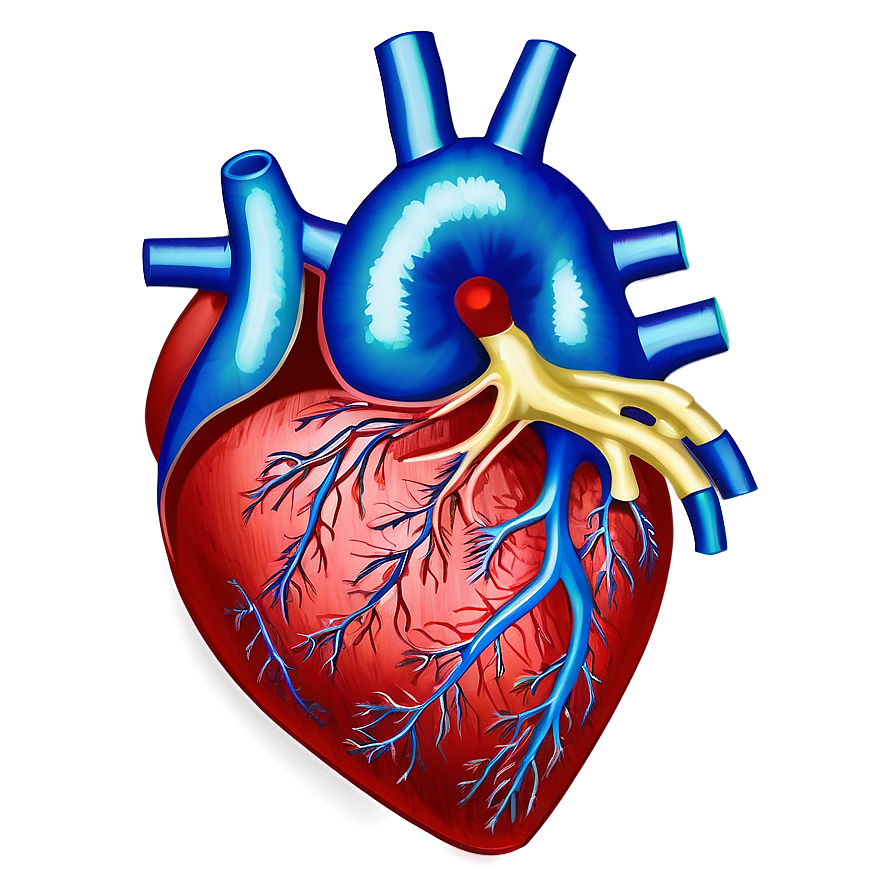 Heart Anatomy Art Png 79 PNG