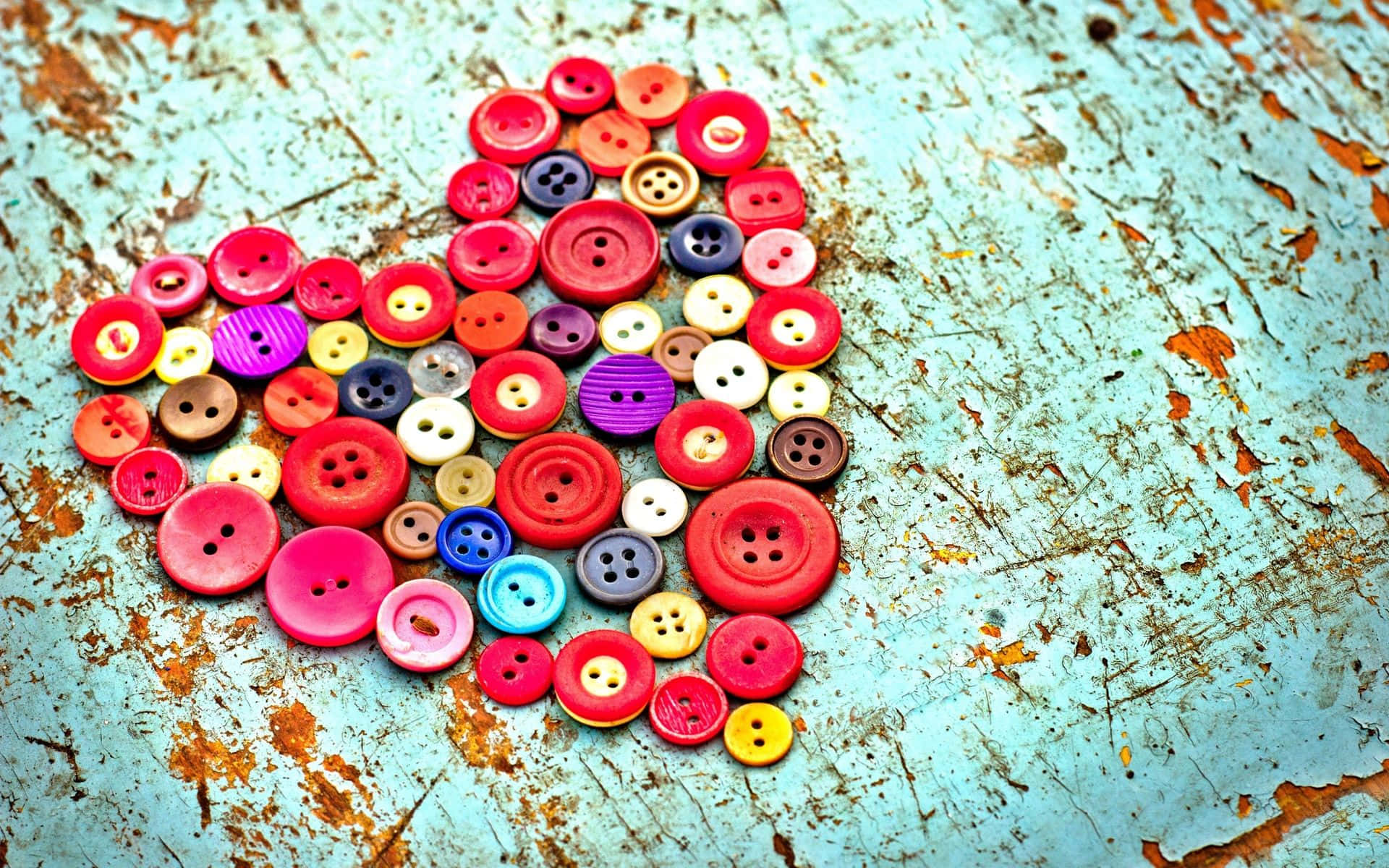 Heart Buttons Background