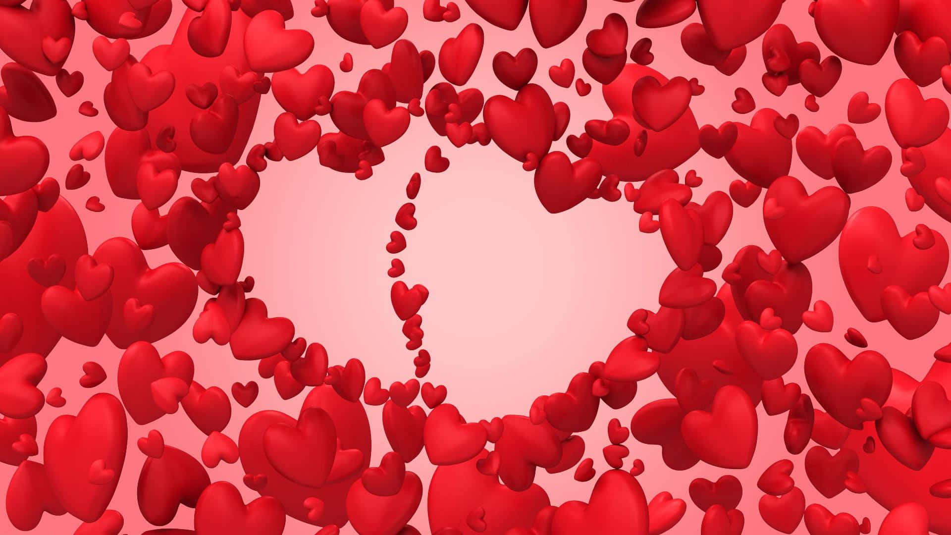 Tiny Red Hearts Background