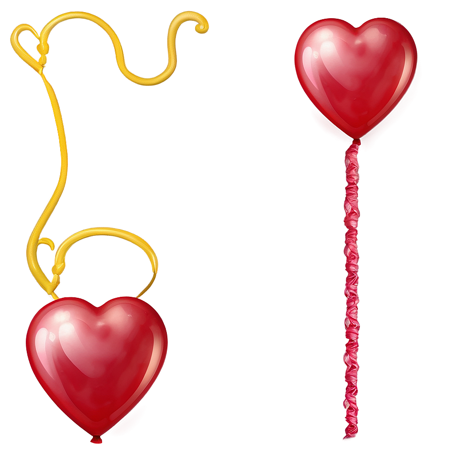 Heart Balloon Emoji Png Graphic Vqb PNG