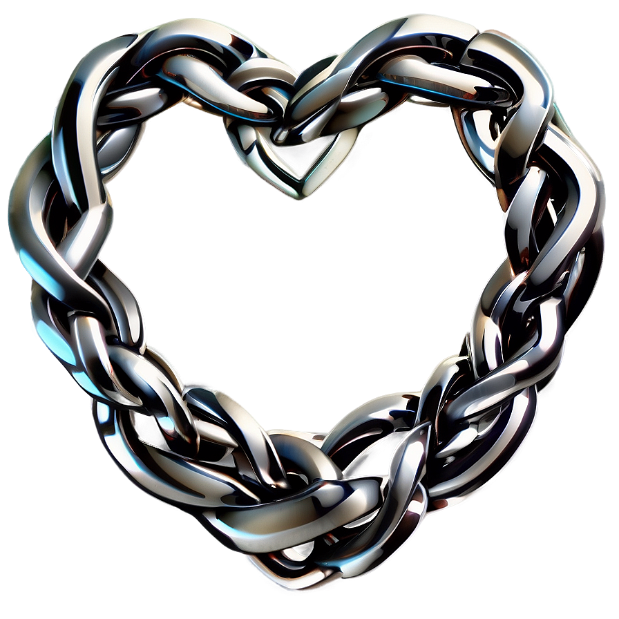 Heart Chain Link Png B PNG