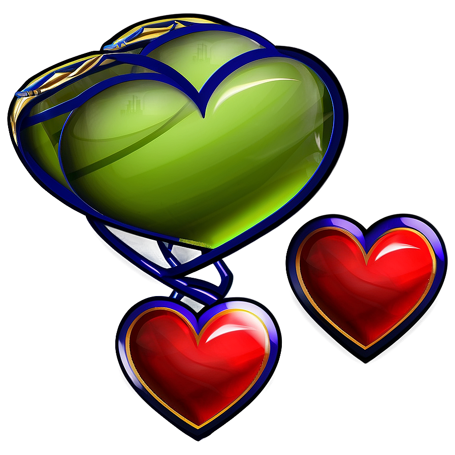 Heart Clipart Banner Png Opg PNG