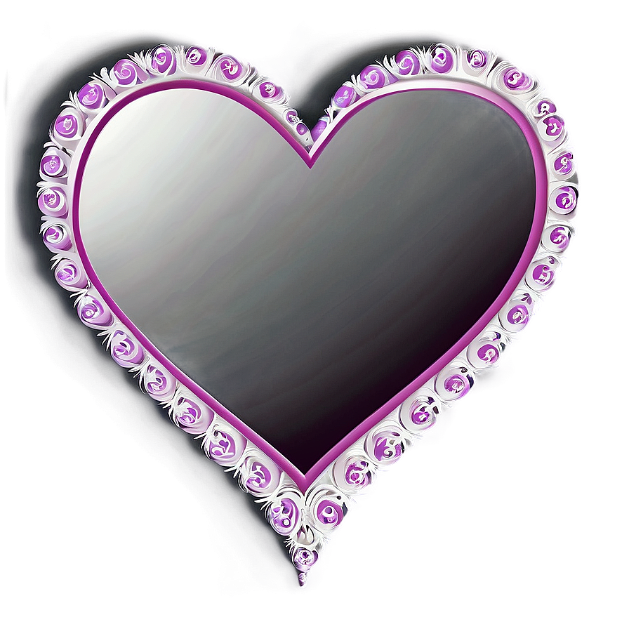 Heart Clipart Border Frame Png Ycv PNG