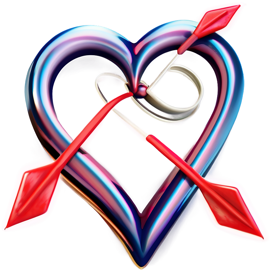 Heart Clipart With Arrows Png Bln PNG