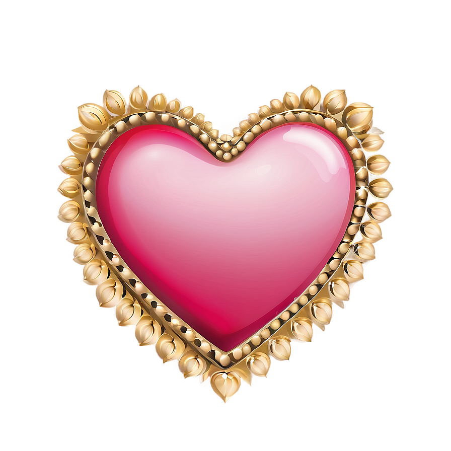 Heart Clipart With Banner Png Hno PNG