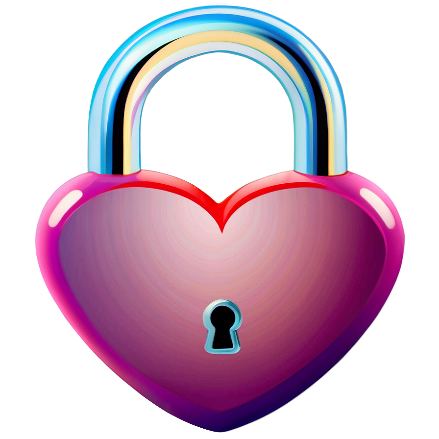 Heart Clipart With Lock Png Vvs PNG