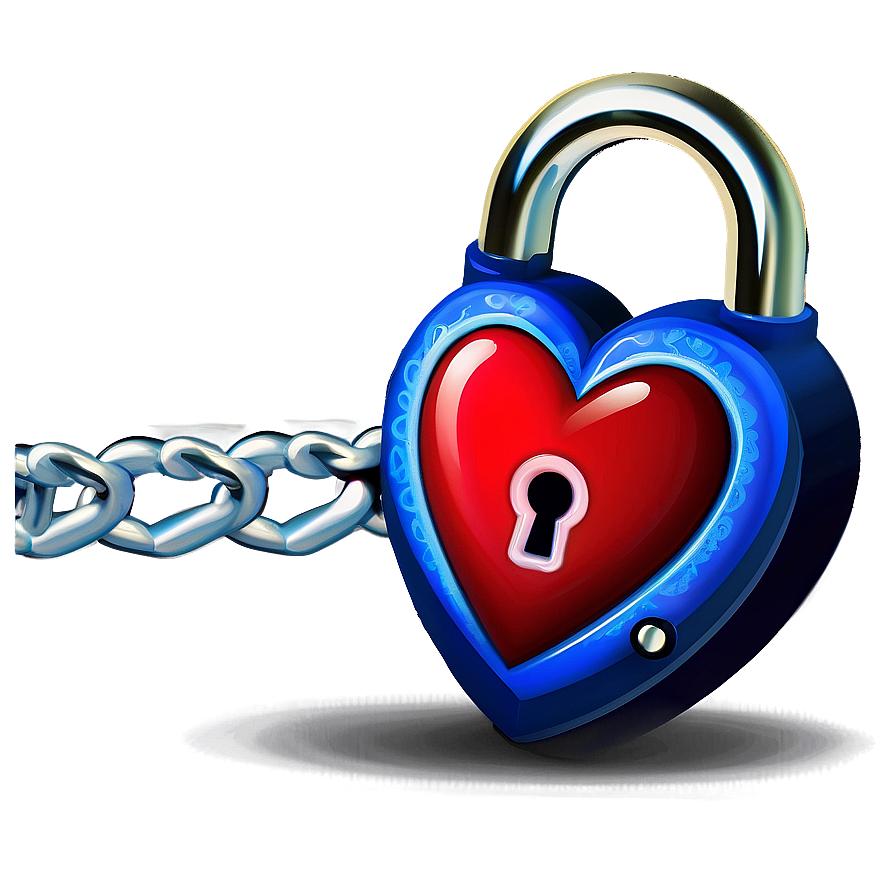 Heart Clipart With Lock Png Vyw PNG