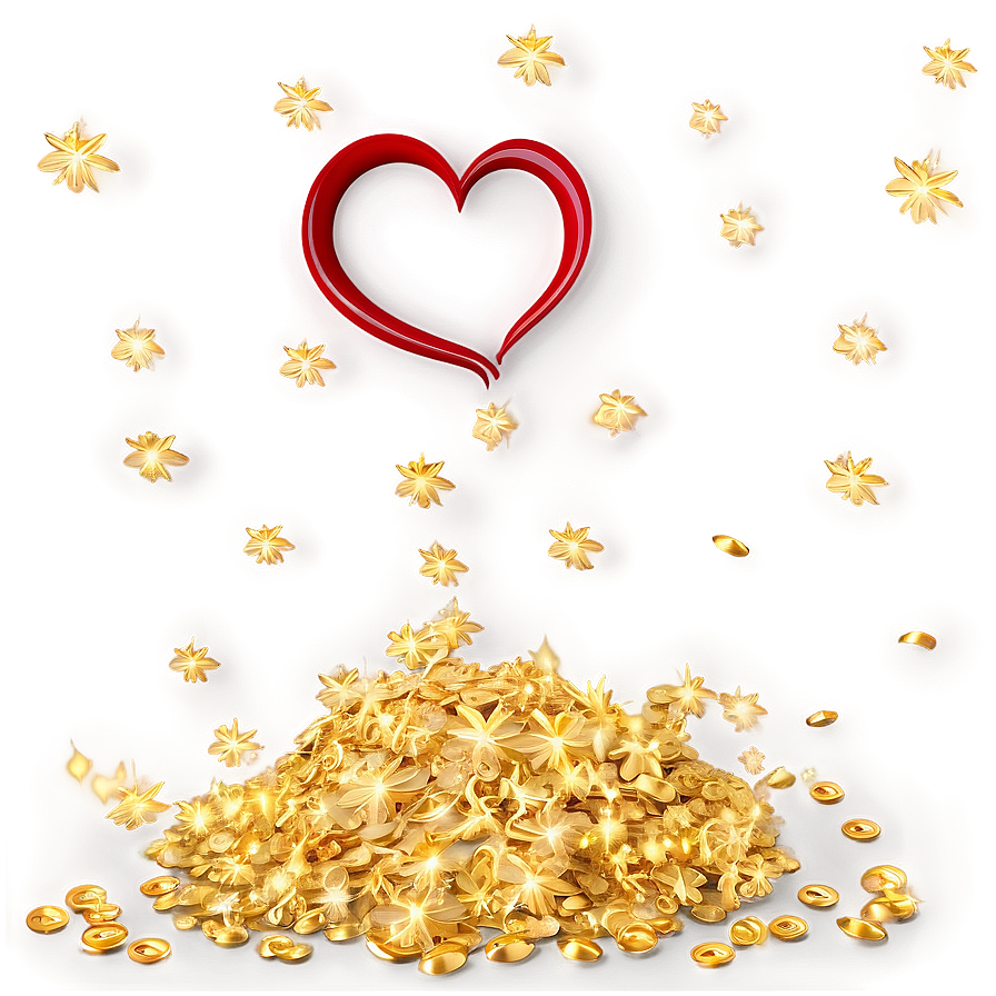 Heart Confetti Png 04292024 PNG