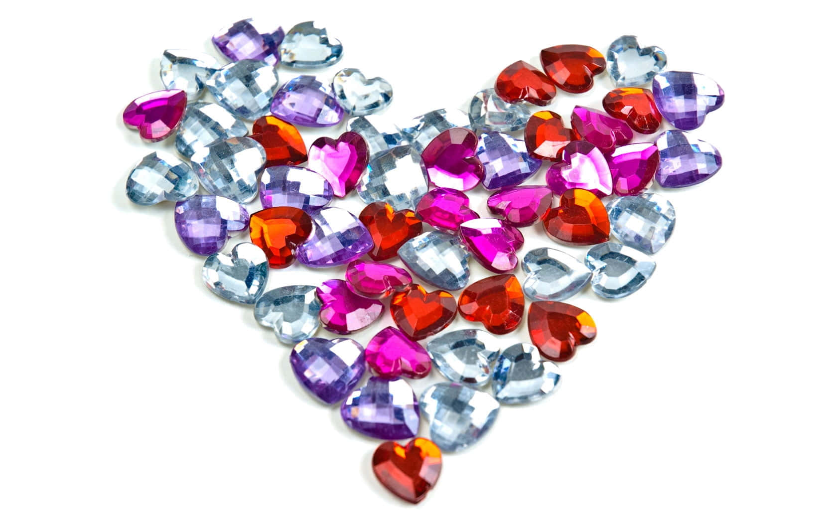 Heart Cut Diamond Gemstone Wallpaper