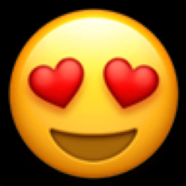 Heart Eyes Emoji Expression PNG