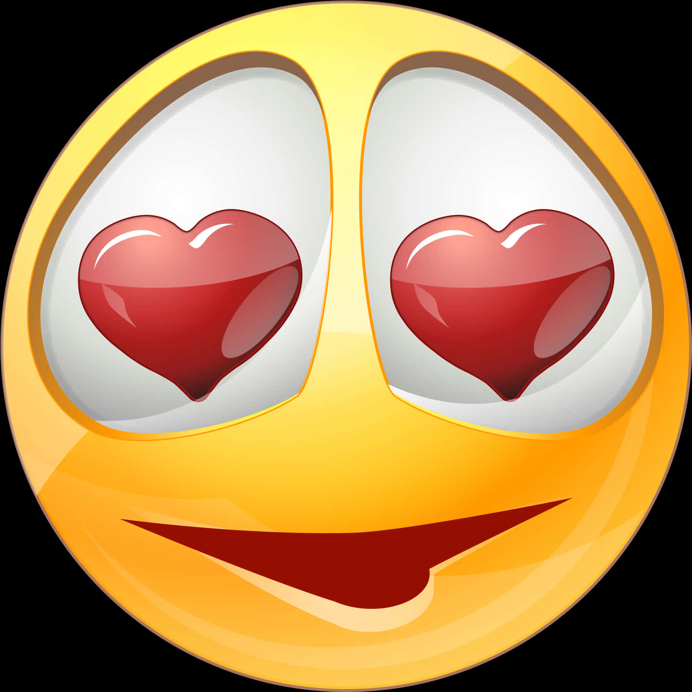 Heart Eyes Emoji Love Expression.jpg PNG