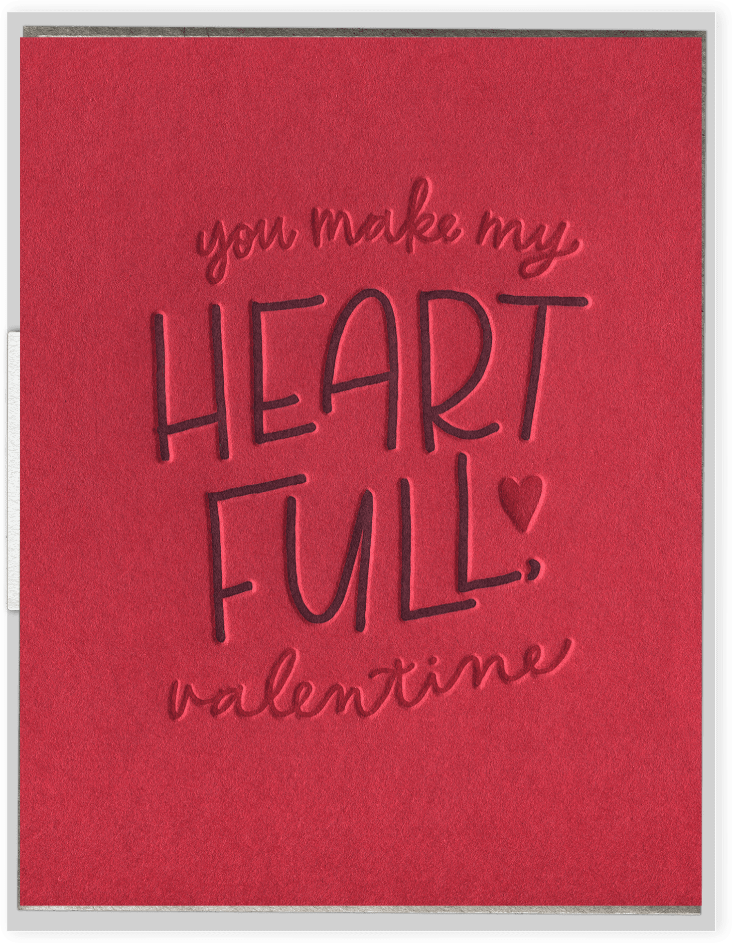 Heart Full Valentine Card PNG