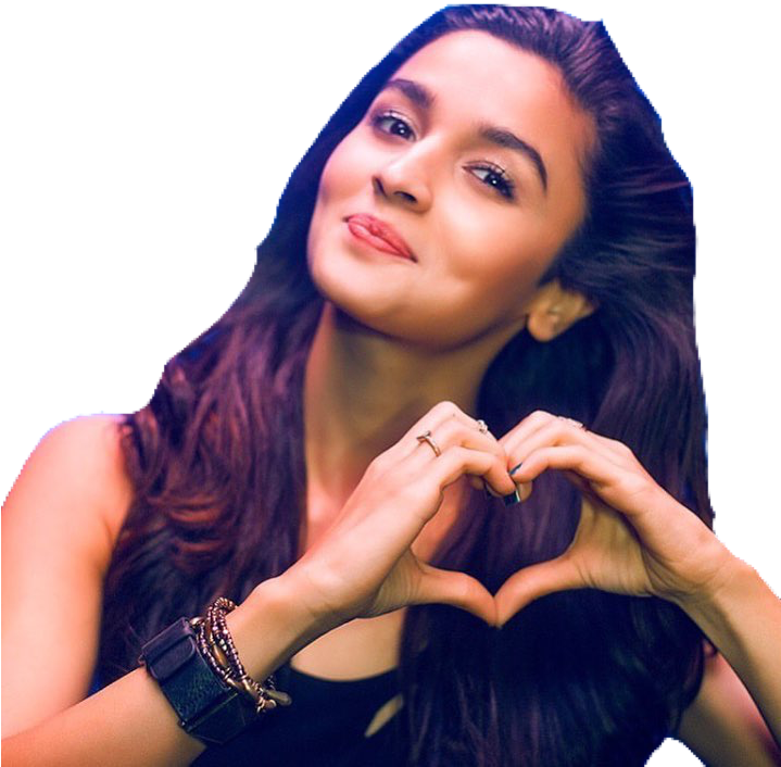 Heart Gesture Woman Smile PNG