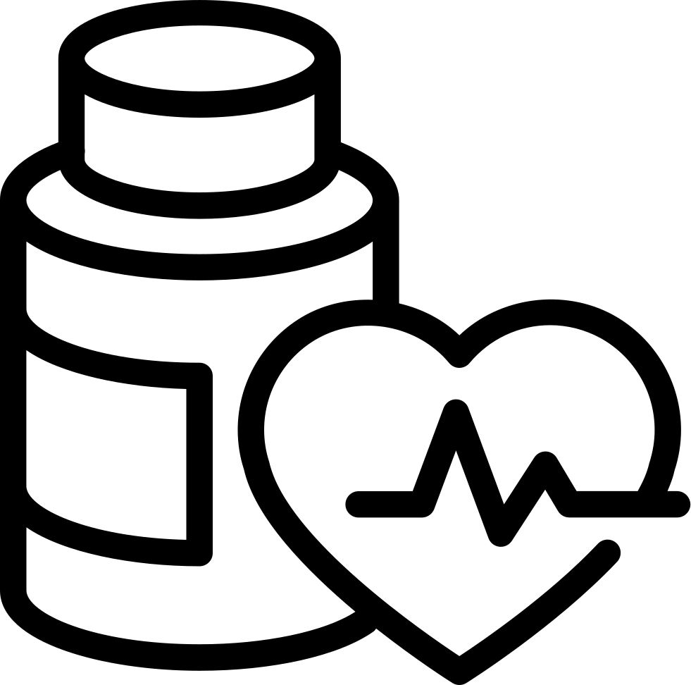 Heart Health Supplement Icon PNG